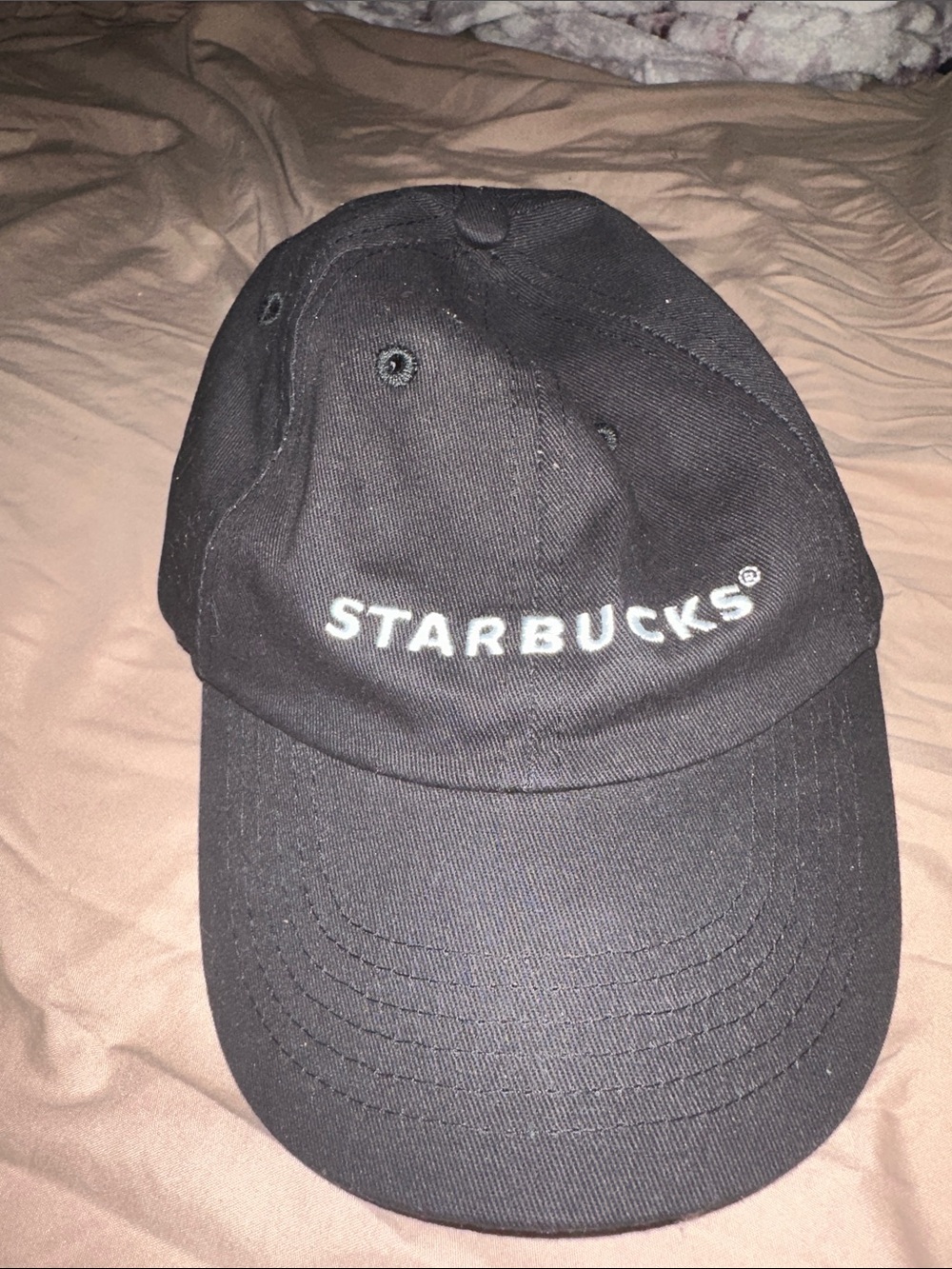 Starbucks Black Visor and Cap Set with White Logo - Picture 5 of 8